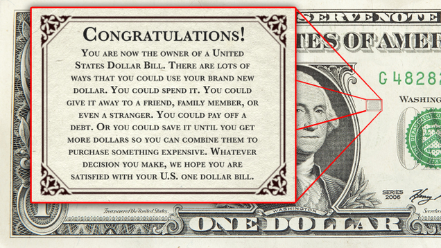 Illustration for article titled 9 Mind-Blowing Things Hidden On The $1 Bill